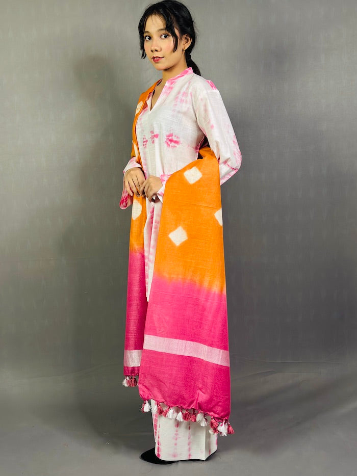 SHIBORI Cotton Kurta Set for women with beautiful print | Summer Kurta set