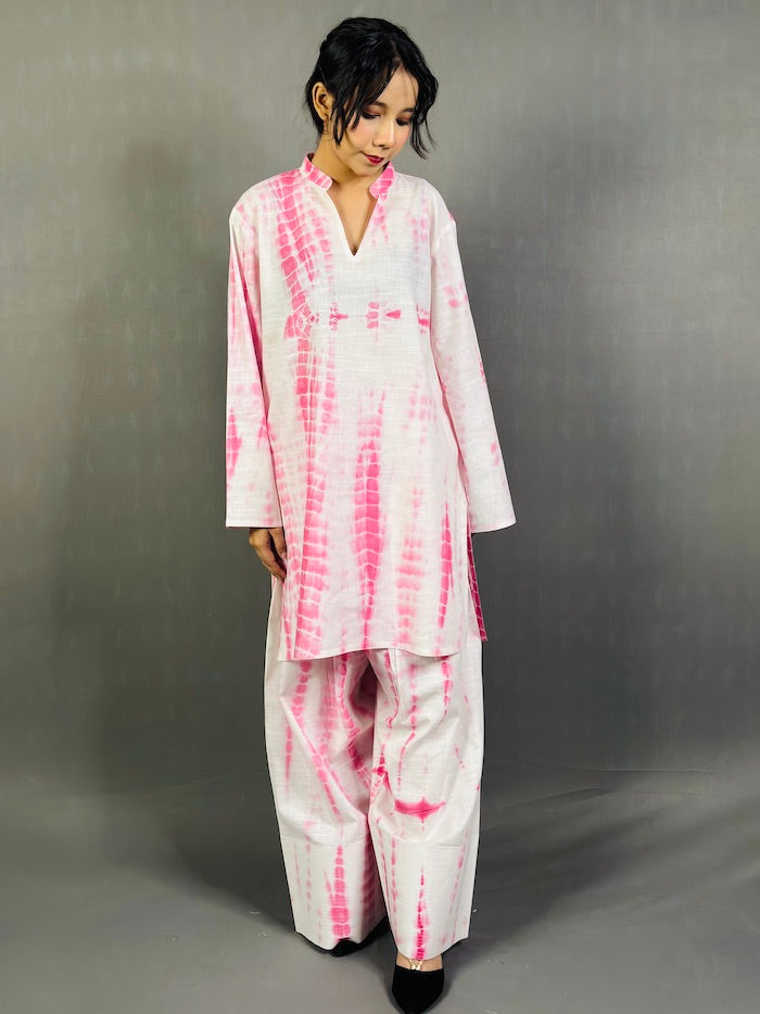 SHIBORI Cotton Kurta Set for women with beautiful print | Summer Kurta set